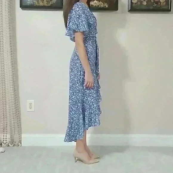 Boho Long Wrap Dress - Picture 10 of 11
